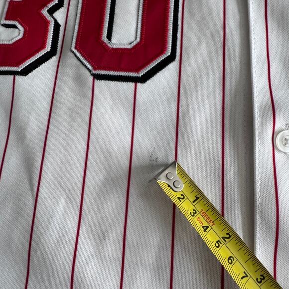Vintage 2000 Authentic Russell Ken Griffey Jr MLB Cincinnati Reds Jersey Mens 48 - Picture 8 of 12